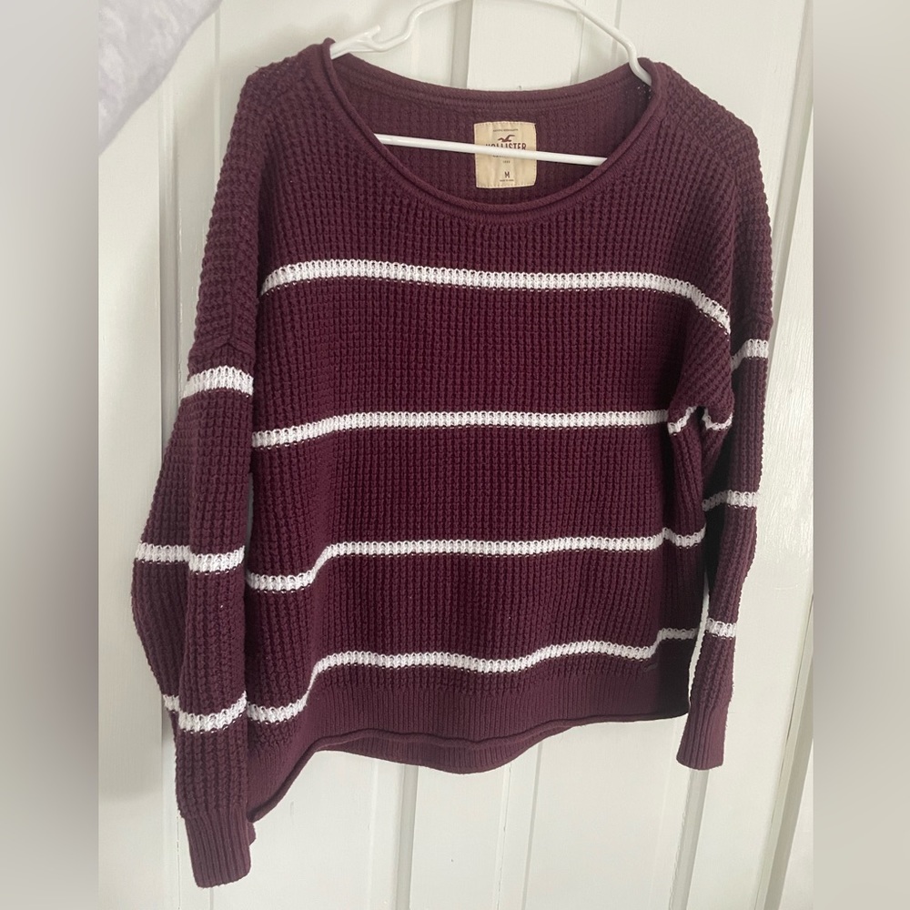 Hollister striped sweater size M